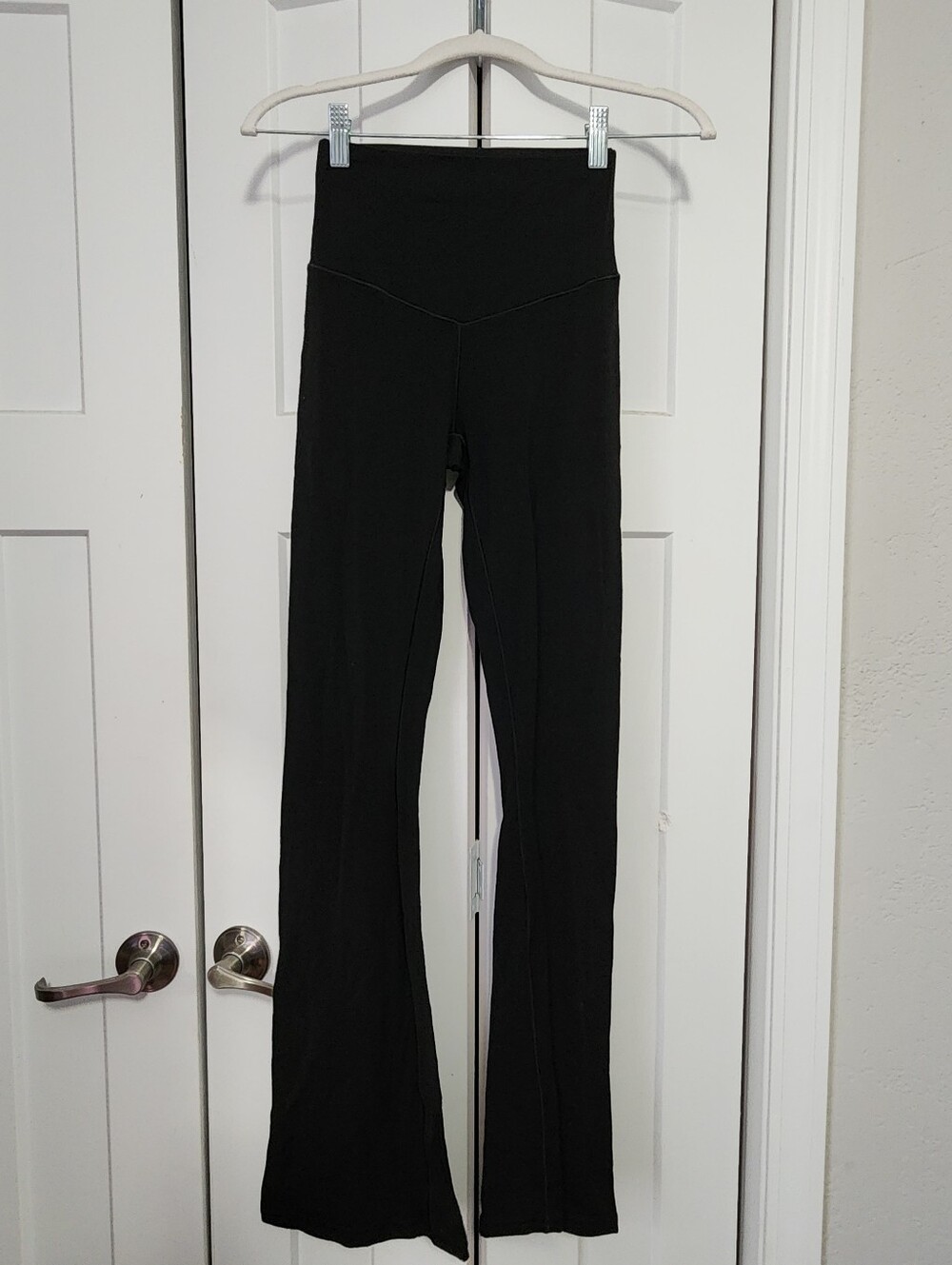 Aerie Offline Black High-Waist Flare Yoga Pants